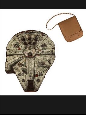 Millennium Falcon Picnic Blanket & Chewbacca Messenger Bag Star Wars Picnic Time